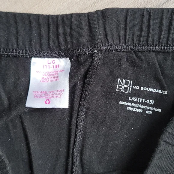 No Boundaries Black Leggings Size large - Picture 3 of 4